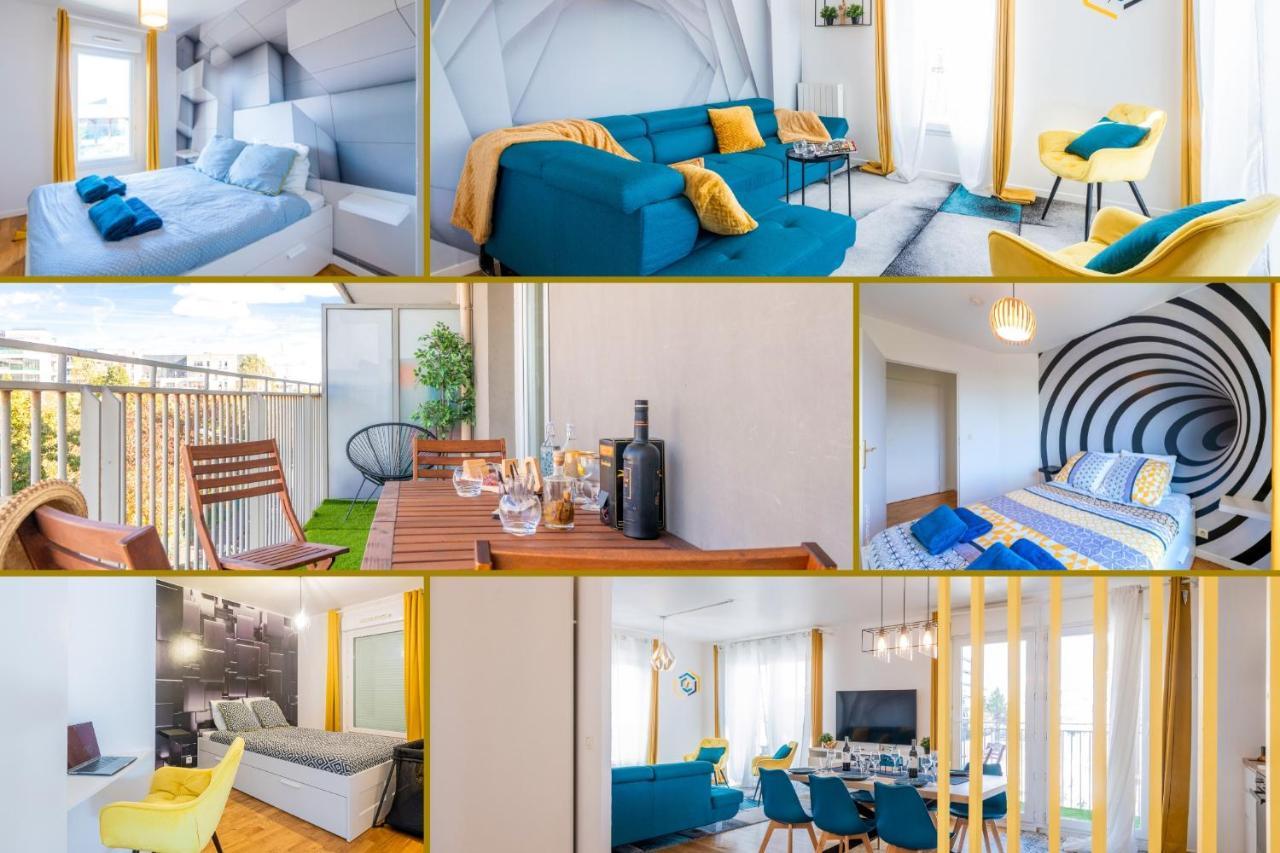 Caopeo - Top Hote Paris - 8 Personnes Balcon Parking Сен-Дені Екстер'єр фото