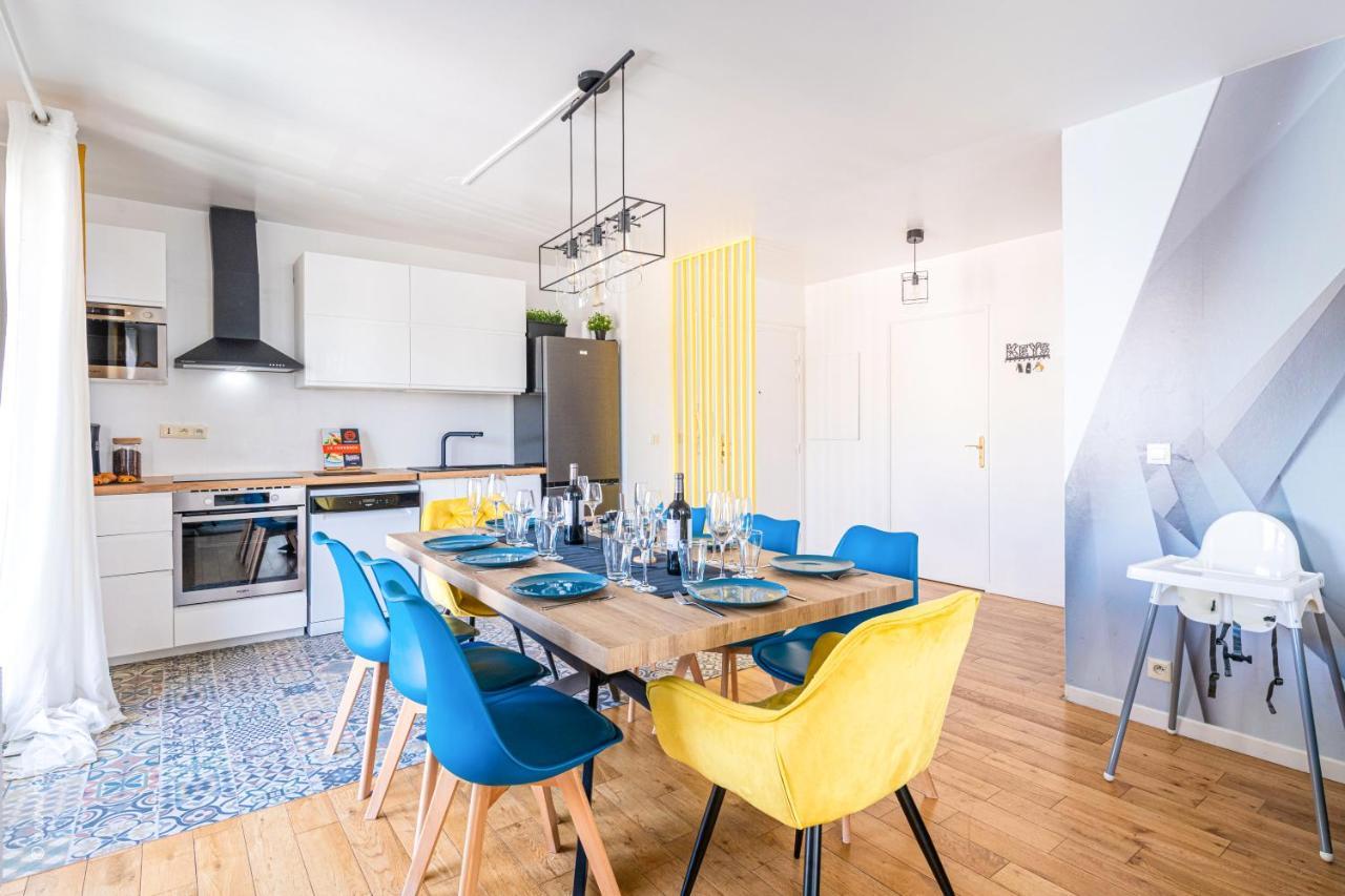 Caopeo - Top Hote Paris - 8 Personnes Balcon Parking Сен-Дені Екстер'єр фото